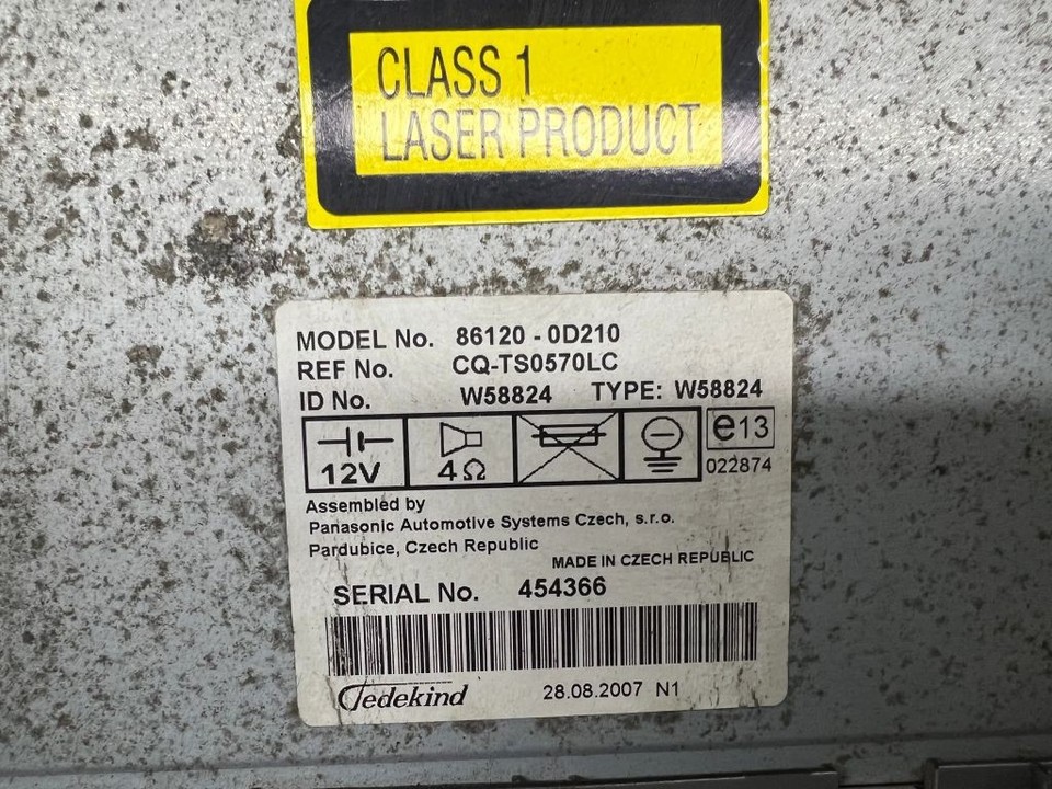 Autoradio 6GB 128GB DAB Autoradio Android 14 Toyota Yaris GRMN 2012-2017 - 9" IPS CarPlay Android Auto - 6GB/128GB DAB+ Système Audio Voiture