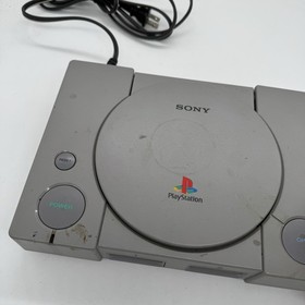 Sony PlayStation 1 Game Console Gray Tested Working With Cord
