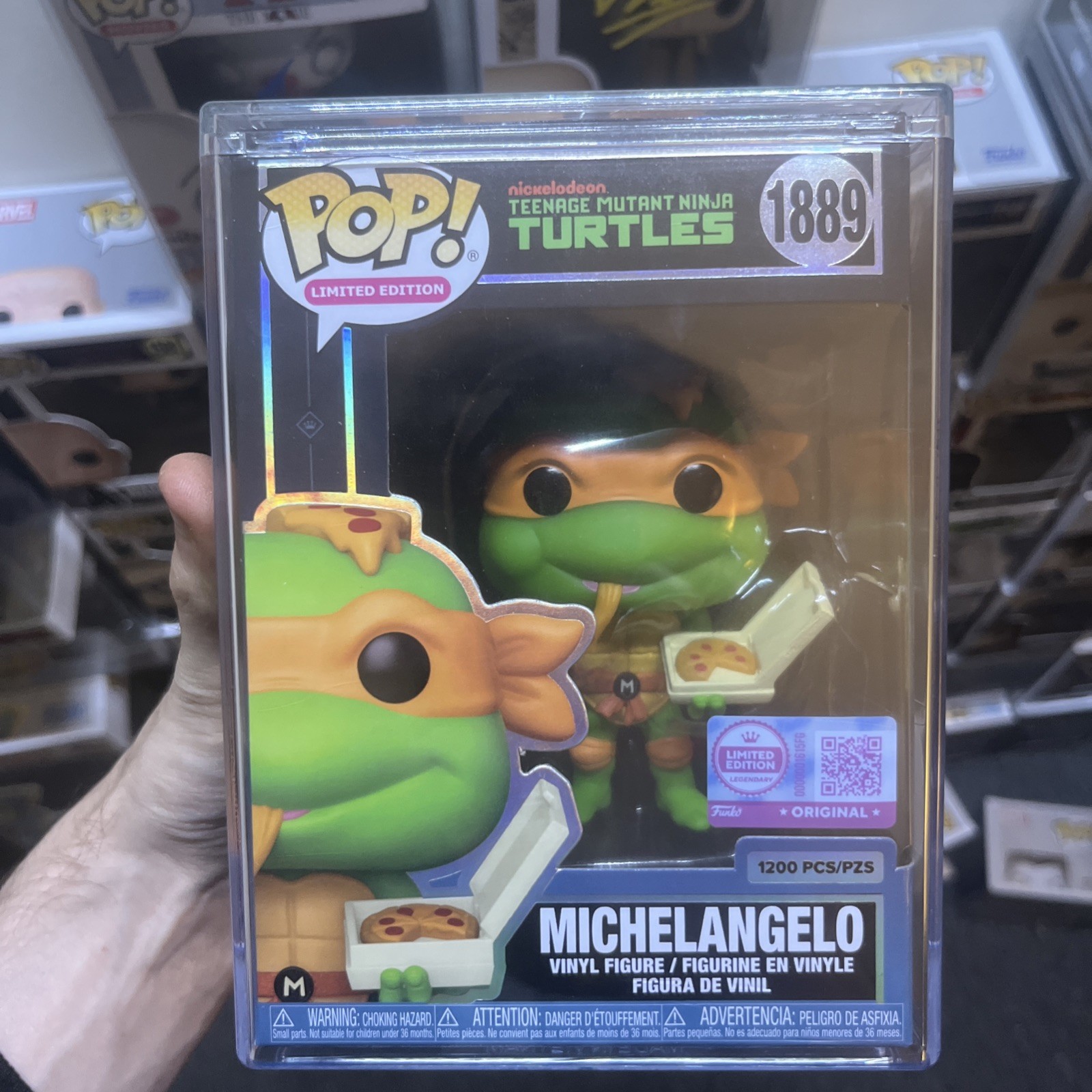 Funko Pop! TMNT Miguel Ángel #1889 Edición Limitada 1200 piezas selladas