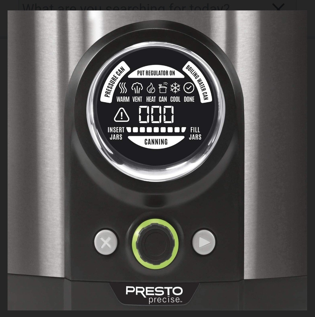 Presto 02144 12-Quart Digital Pressure Canner - Digital Display, Waterbath...