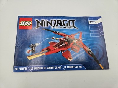LEGO 70721 NINJAGO: Kai Fighter Booklet manual only
