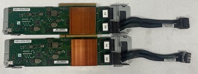 Lot 2 IBM 00MH971 Power8 PCI-e x8 SAS Drive Adapter With 00FV553 Bracket + Cable