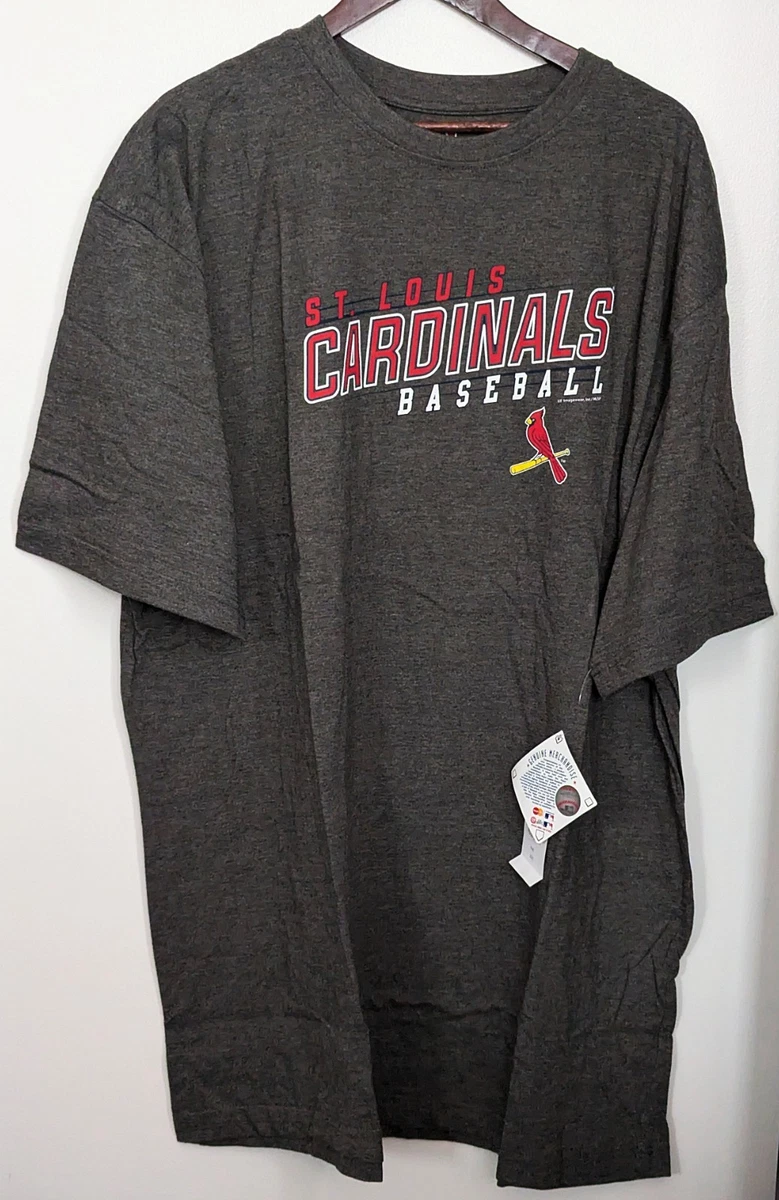 Maillot Vintage St. Louis Cardinals - Homme XL - Gris/Rouge - Brodé Cousu Mirage