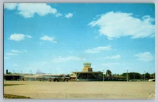 Moline Municipal Airport Illinois Postcard