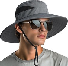 NPQQUAN Ponytail Sun Hats for Women UPF 50 Wide Visor UV Protection Packable...