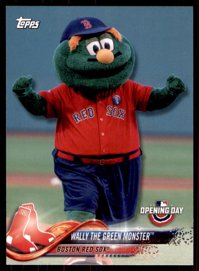 2018 Topps Opening Day #M-2 Wally the Green Monster Mascots