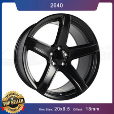 20inch Rim Fits Chargerchallenger Srt Hellcat Style Satin Black-hollander 2640
