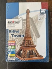 NEW Buildream Eiffel Tower 3D Puzzle 66 Pieces Paris France Architecture