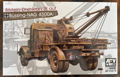AFV Club AF35279 1:35 German Bilstein-Drehkran 3t auf Büssing-NAG 4500A  Early