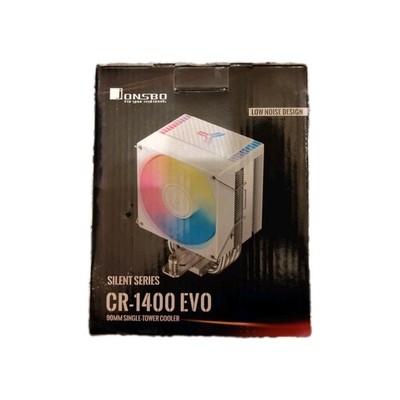 JONSBO CR1400 EVO ARGB CPU Cooler,Silent Series Mini CPU Cooler,H130mm,Air Cooli
