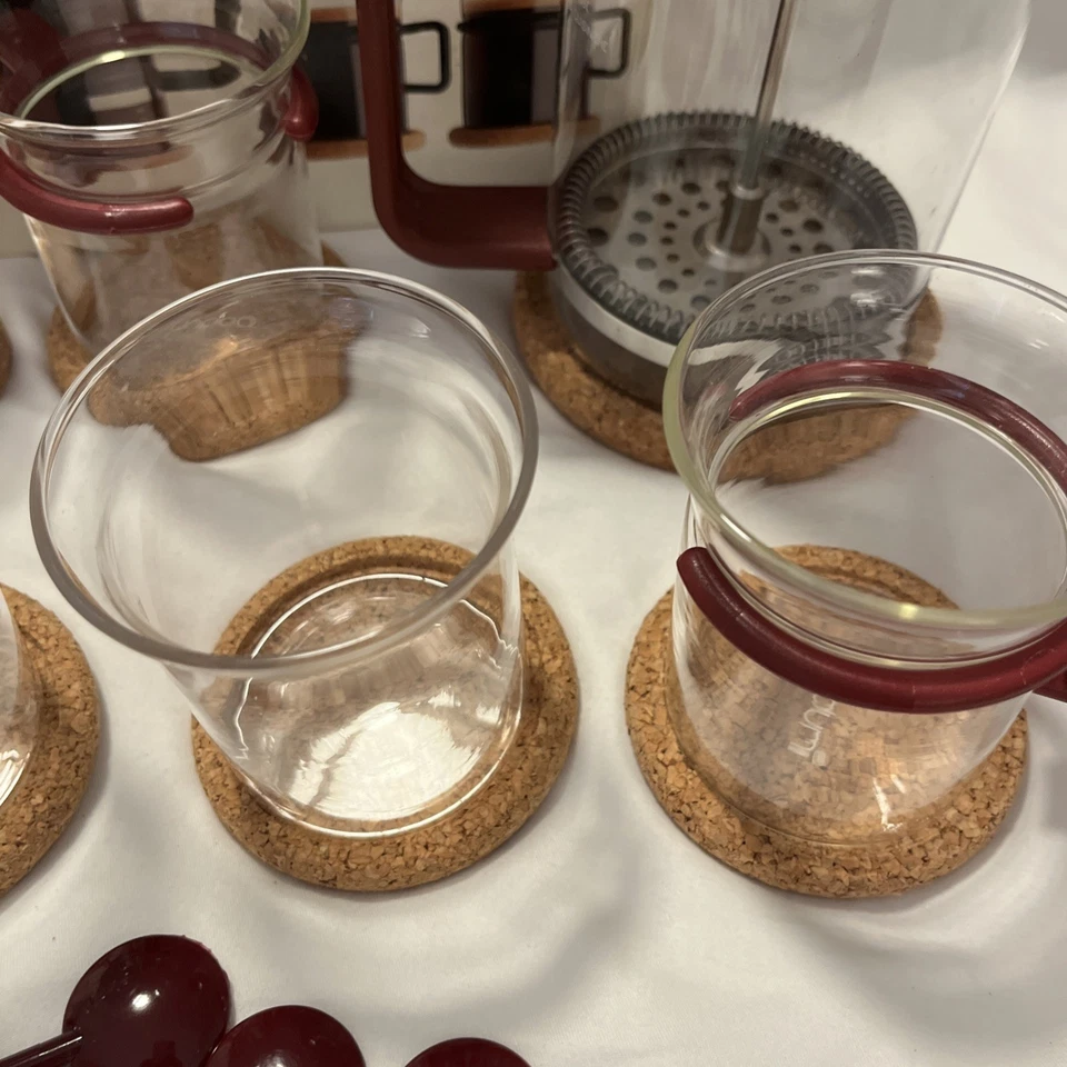 Bodum Bistro Set K1590 12 Pc French Press Coffee Maker by C. Jorgensen 1990 - Image 4 of 4