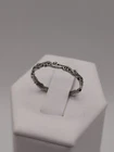 PZ ISRAEL Vintage Sterling Silver Stackable Band Ring Size 8