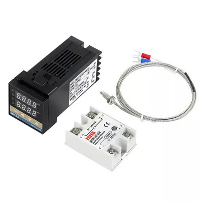REX-C100 Temp Controller with Thermocouple Digital PID Temperature Controller