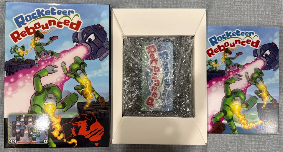 Atari Jaguar Rocketeer Rebounced New Cartridge Original Authentic Complete CIB - Image 2 of 3