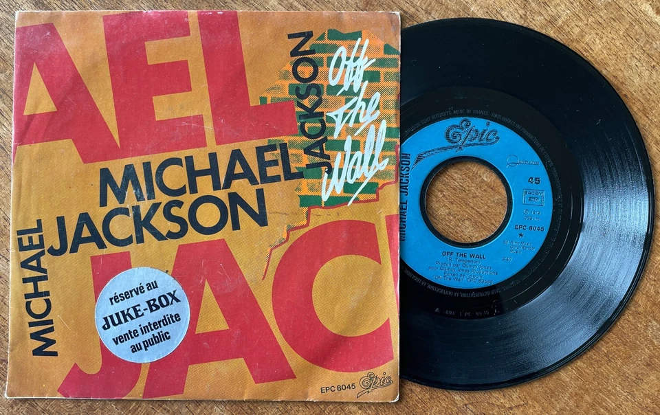 MICHAEL JACKSON Off The Wall 1980 Epic France Jukebox 7" VG+ - Photo 1/4
