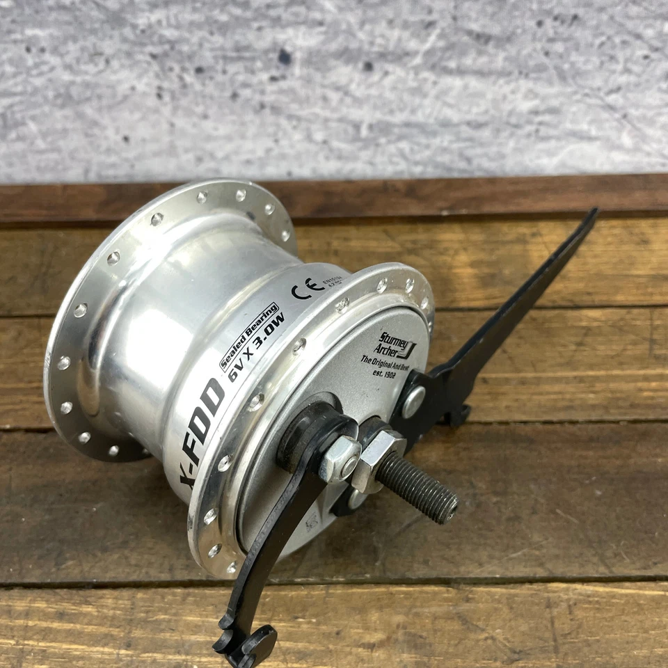 Sturmey Archer X-FDD Hub Drum Brake Dynamo Front 36 Hole PARTS Sealed 36h - Image 2 of 4