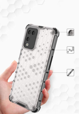 Case For Oppo Realme 9 10 V13 C20 C35 Narzo 50 Pro Honey Comb Clear Phone Cover