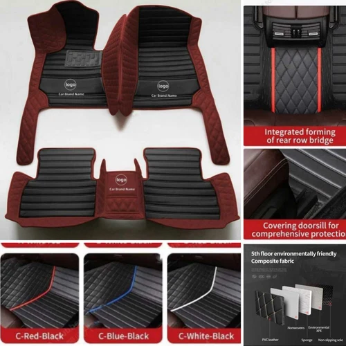 For Ford 1990-2025 Car Floor Mats Custom Pad All Weather Carpet Cargo Liner - Foto 3 di 34