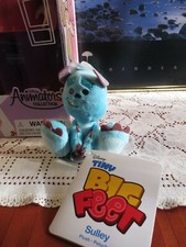 DISNEY PIXAR - SULLEY TINY BIG FEET PLUSH DOLL MICRO - 4" - NWT - MONSTERS, INC.