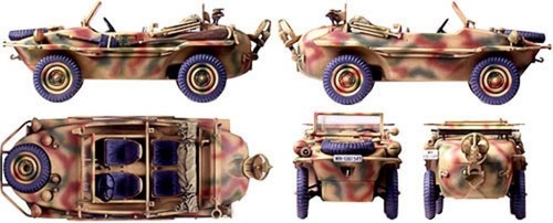 Tamiya Models 32506 1/48 Scale German Schwimmwagen Type 166 - Picture 2 of 10