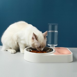 1pc Bowl Dual Stainless Steel Safe Practical Wet Proof Food Feeder
