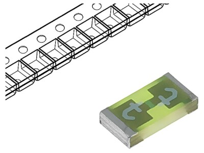 2X 3413.0112.22 Sicherung: Schmelz super schnell 375mA 125VAC 125VDC SMD USF SCH