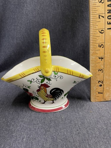HAHN & ROSEN KERAMIK KORB, UCAGCO, PY, VINTAGE FRÜHE PROVINZ, - Bild 10 von 11
