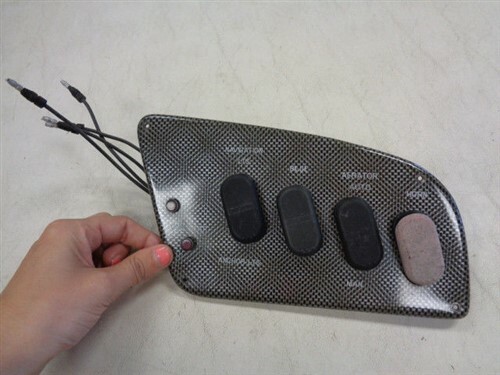 ROCKER SWITCH / WARNING LIGHT PANEL 7 3/4" X 5" CARBON FIBER MARINE BOAT - Picture 1 of 6