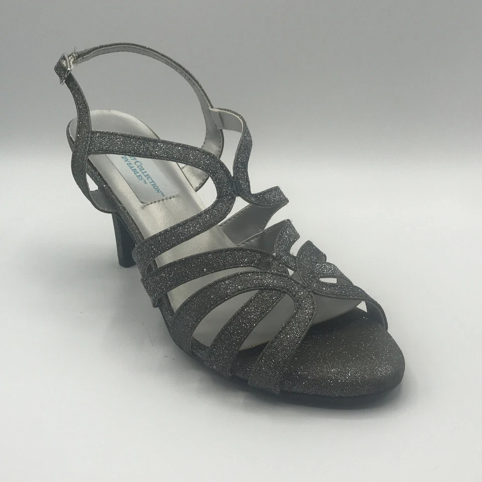 Sandálias femininas Dyeables paisley estanho biqueira aberta tamanho 8.5 - Imagem 2 de 4