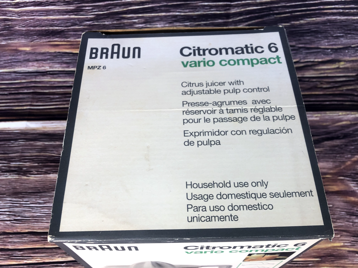 Buy Vintage Braun Citromatic 6 Electric Compact Citrus