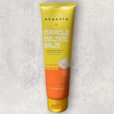1 x Alaffia MIRACLE MELTING BALM Unscented Shea Butter 4 Fl Oz