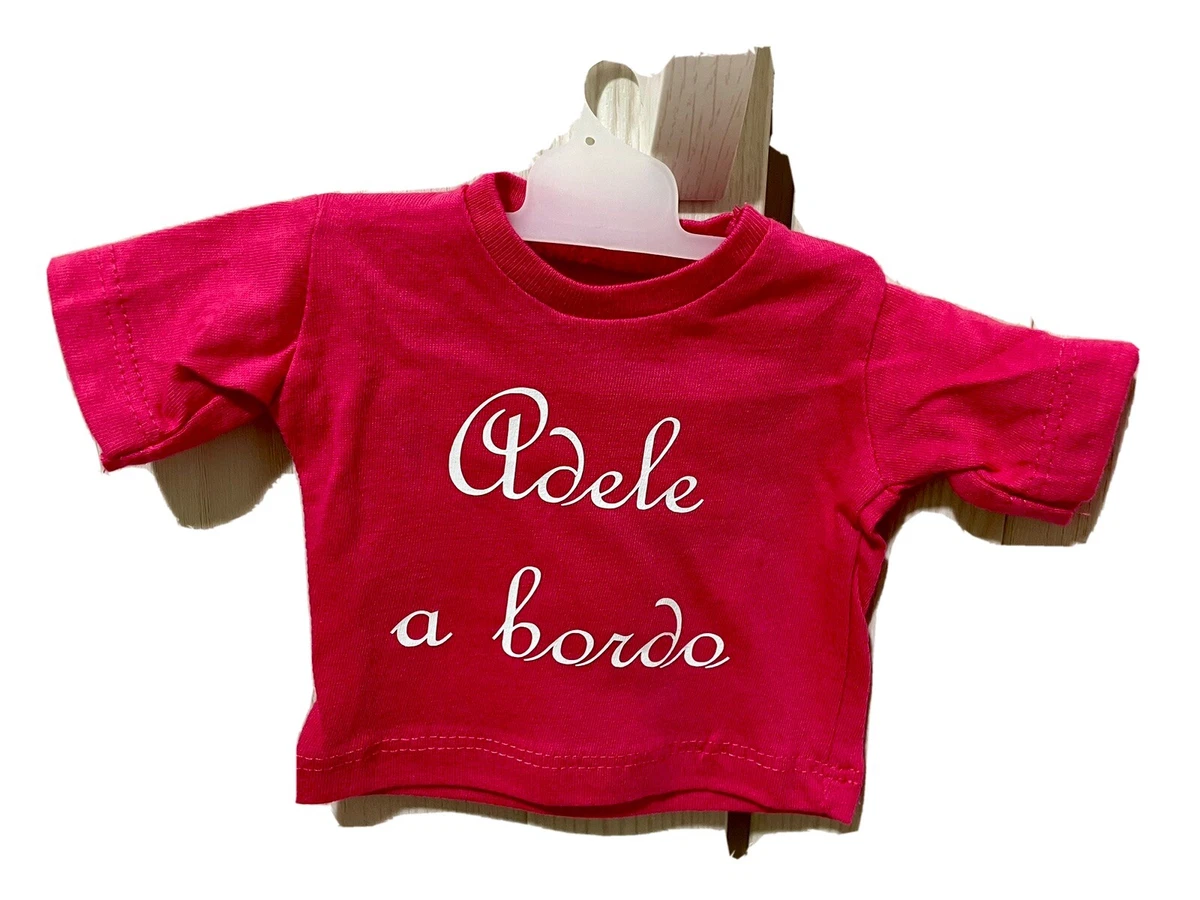 Mini T-Shirt Bimbo A Bordo LEONCINA Verde: Appendino Regalo Per Neonato Con Gruccia E Ventosa