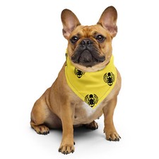 All-over print bandanna Scarab Yellow 
