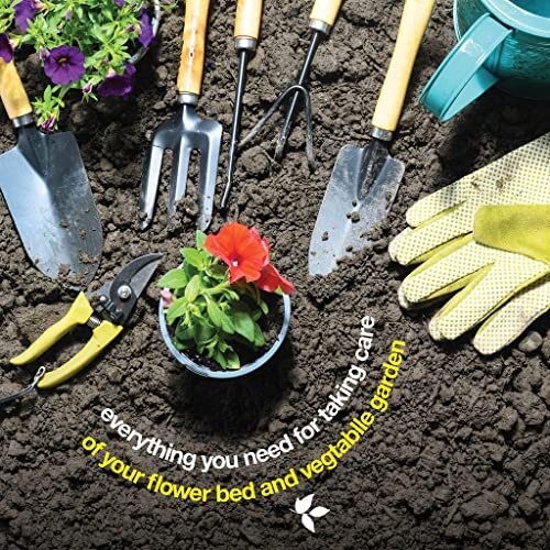 Gardening Tools Set of 10 - Complete Heavy Duty Garden Tools Set with Fashion - Picture 5 of 7