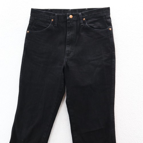 Wrangler Jeans Men's 33x34 Black 936WBK Cowboy Cut Slim Straight Denim Western - Picture 5 of 10