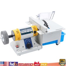 320w Jewelry Polishing Buffer Machine Gem Rock Polisher Cutter Table Saw Bench
