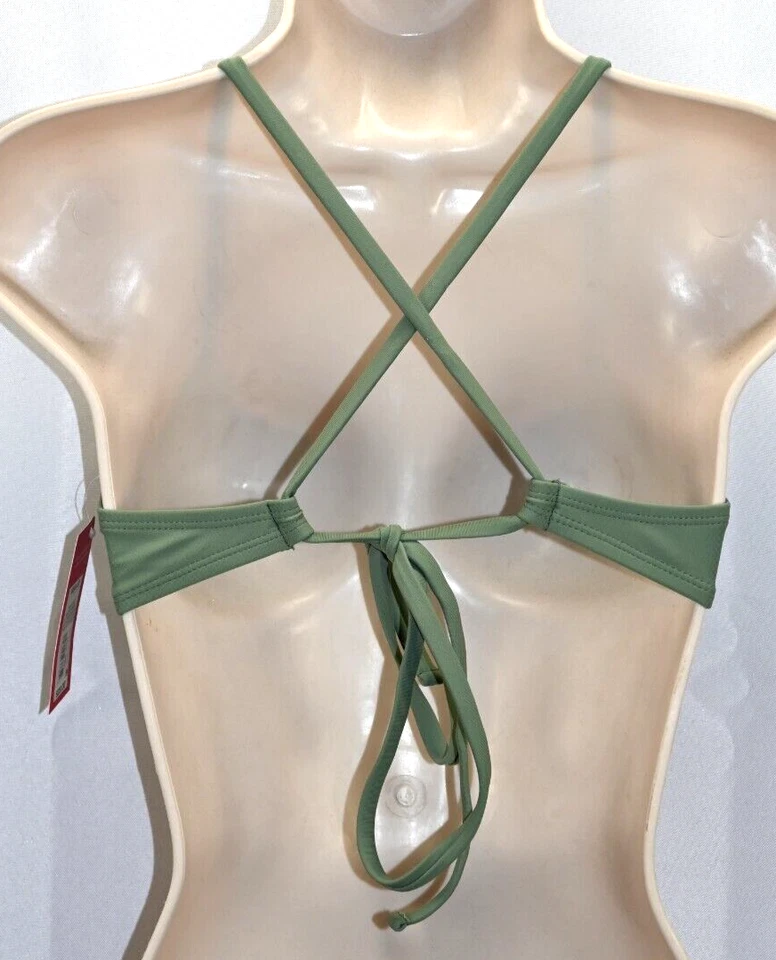 Top de bikini Xhilaration verde oliva niñas talla M (4-6) nuevo con etiquetas  Foto 2 de 3