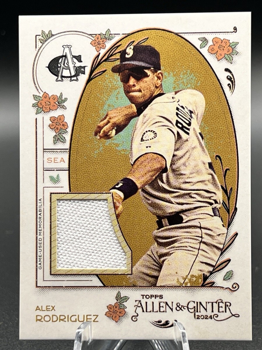 2024 Topps Allen & Ginter Relic Alex Rodriguez #AGR-AROD Seattle 