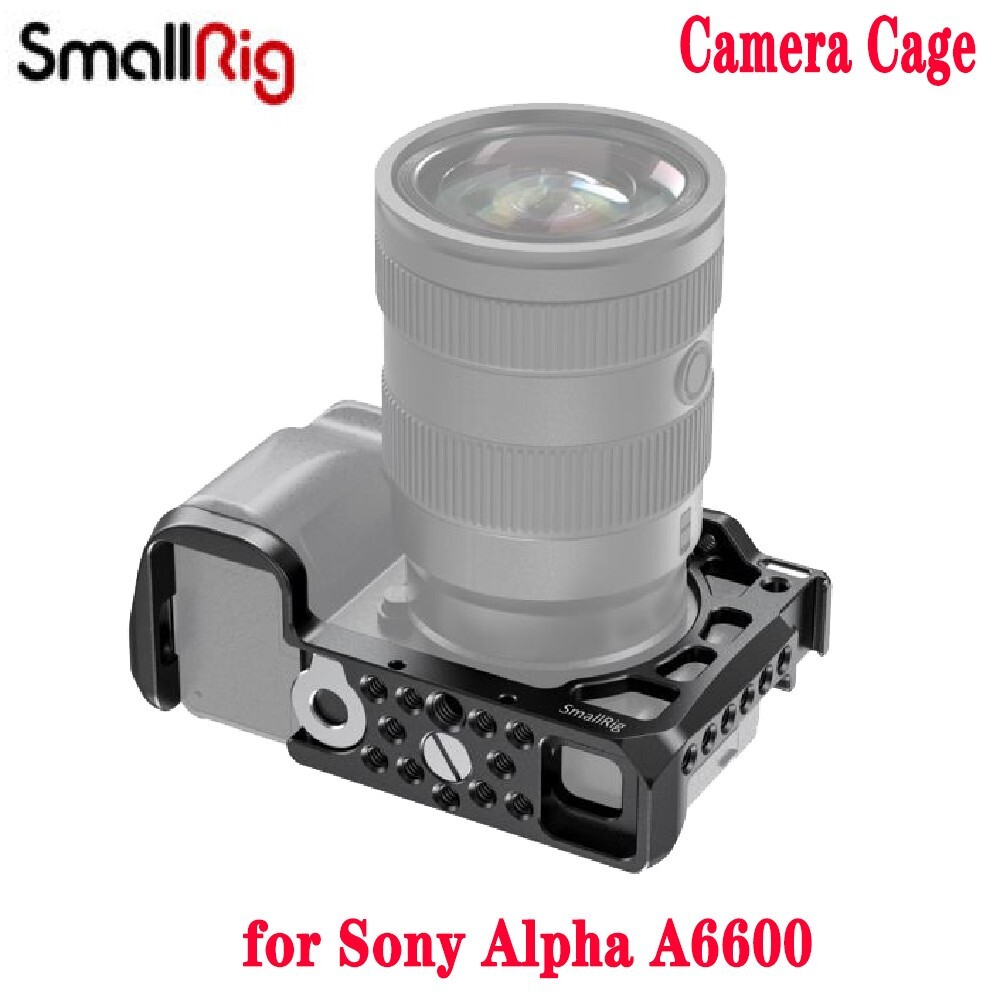 SmallRig Camera Full Cage For Sony A6600 DSLR Cage With Cold Shoe