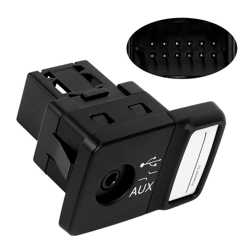 Media Player AUX Socket Blue Fit Fiat 500 Punto Doblo Panda 500 Punto Abarth NEW - Picture 10 of 10
