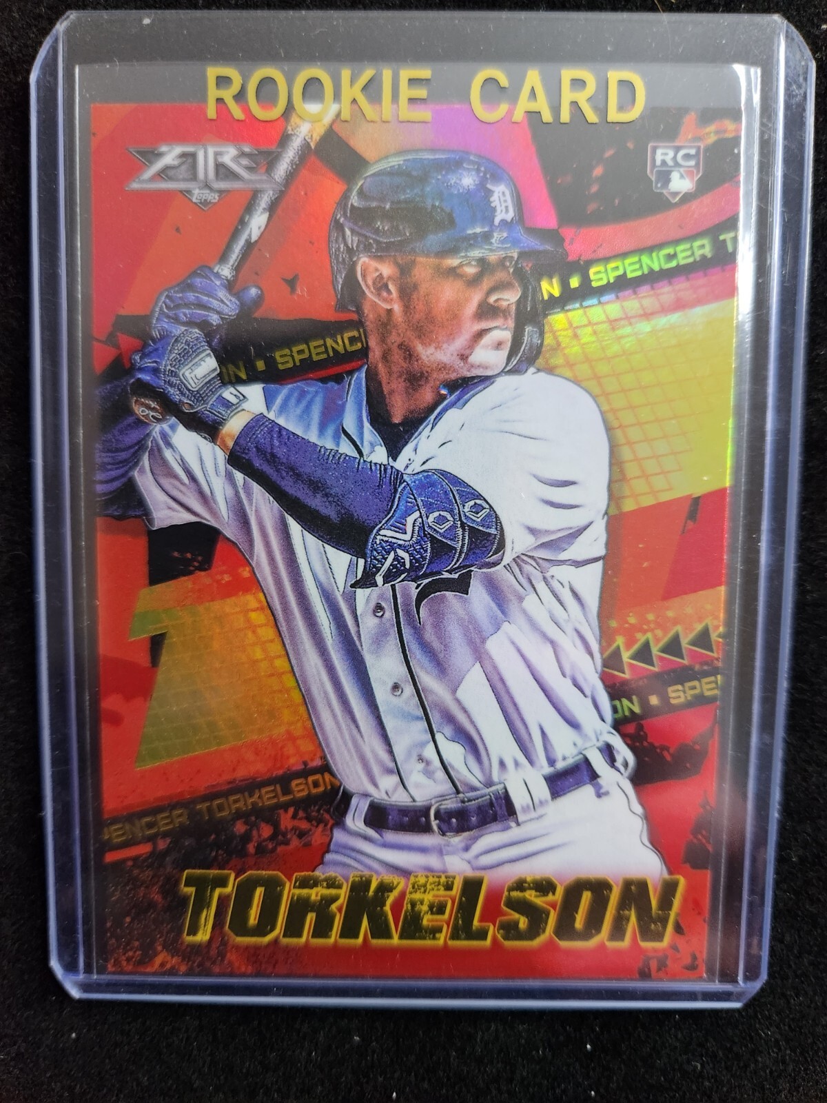 2022 Topps Fire Spencer Torkelson Red Flame Foil RC #111