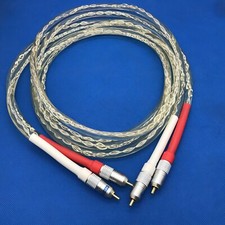 80 silver Oil-inject Silver Interconnects Audio CD Player RCA Cable 2m Long