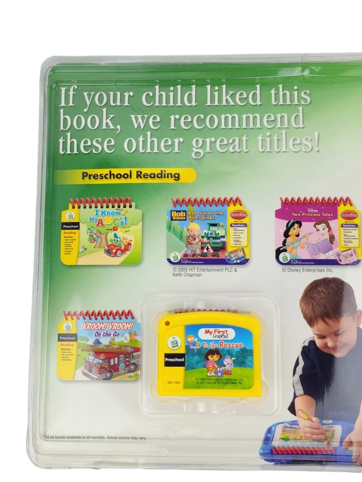 Leap Frog Dora To The Rescue My First LeapPad Preschool Book Cartridge - Image 4 of 4