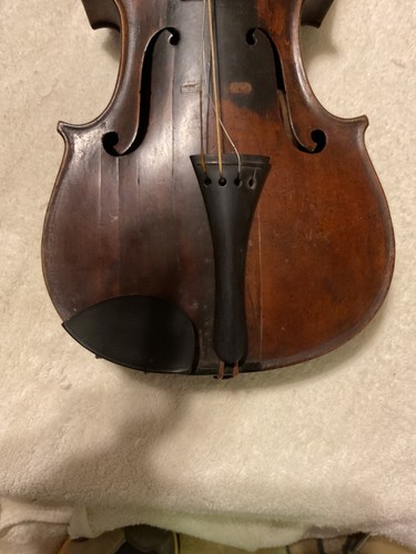 Antique Violin & Case 1713 Antonius Stradivarius Made In Germany (1800’s?) - Picture 2 of 12