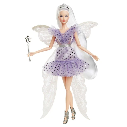 Barbie Signature Tooth Fairy Doll, Collectible Doll with Fairy Wings, Wand & ...