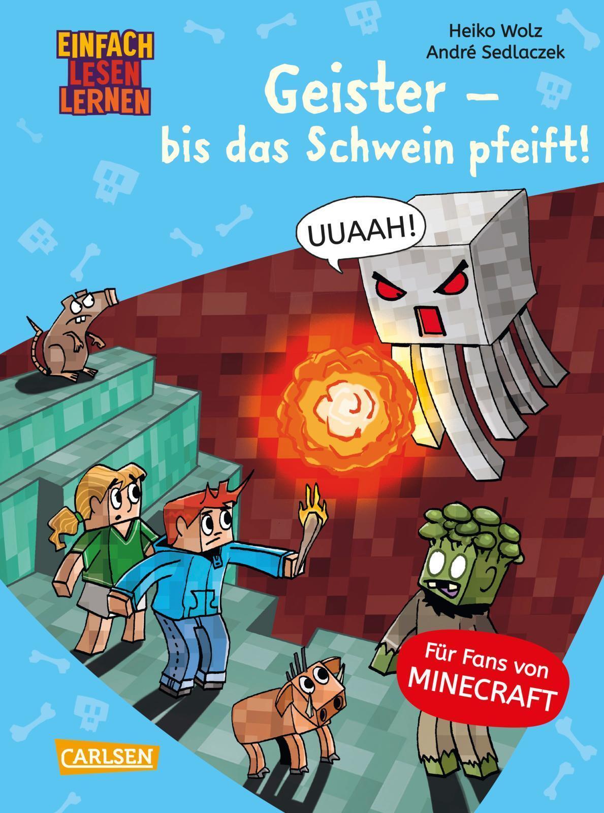 Thumbnail - Heiko Wolz Minecraft 6: Geister - Bis Das Schwein Pfeift 9783551068491