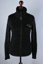 Ladies Harley Davidson Vintage Zip Up Jumper Size S