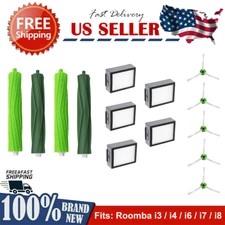 Roller Side Brush Filter Replacement for iRobot Roomba I-Series i3/i3+ i4/i4+