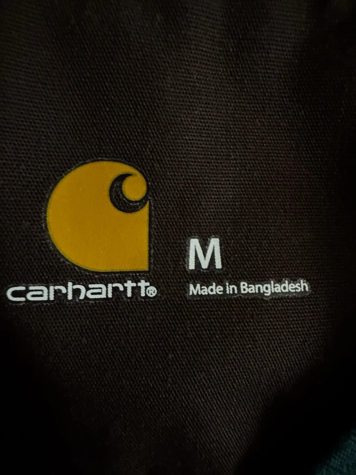 Мужской приталенный топ Carhartt с шестью карманами и v-образным вырезом зеленый C16418 средний - Изображение 3 из 4