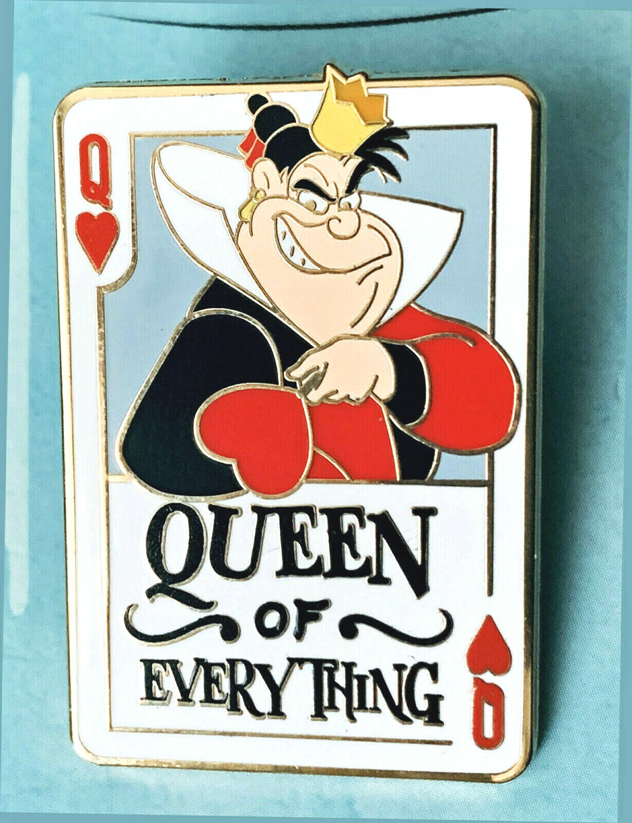 Evil Queen Of Hearts Card